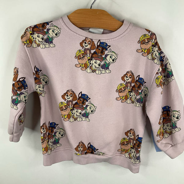 Size 2-3: Zara Pink Paw Patrol Print Sweatshirt