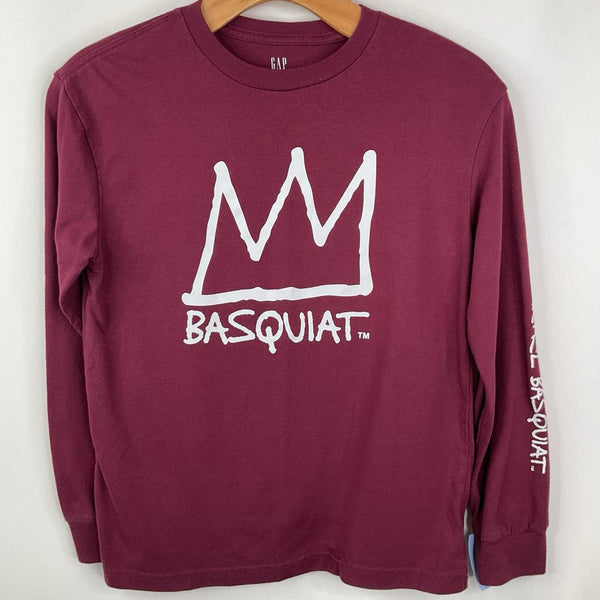 Size 10: Gap Red "Basquiat" Long Sleeve Shirt