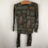 Size 6: Gap Green Star Wars Print 2pc PJs