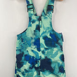 Size 2-3: Lands End Blue/Green Patterned Snow Bib