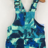 Size 2-3: Lands End Blue/Green Patterned Snow Bib