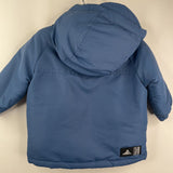 Size 18-24m: Zara Blue Puffy Zip-Up Winter Coat