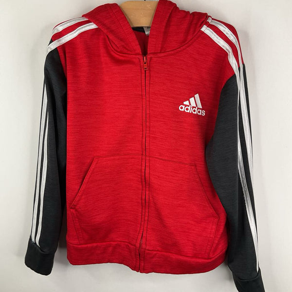 Size 6-8: Adidas Red/Black/White Hoodie