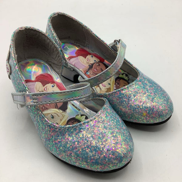 Size 7: Disney Blue Shimmery Princess Heels