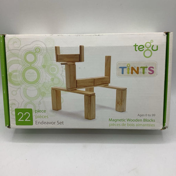 Tegu Wooden Magnetic 22pc Blocks
