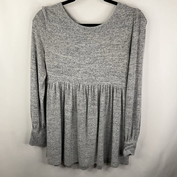 Size S: Isabell Heathered Gray LST