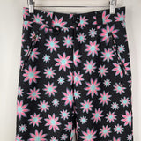 Size 10-12: Turbine Black/Pink/Blue Floral Snow Pants