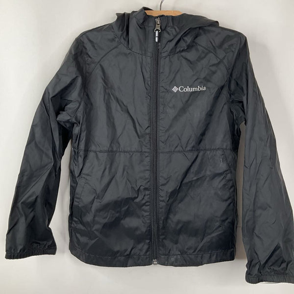 Size 6: Columbia Black Zip-Up Windbreaker