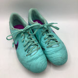 Size 5Y Nike Seafoam Outdoor Soccer Lace Up Cleats