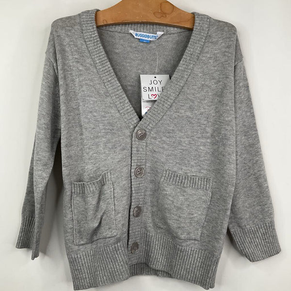 Size 4: Ruggedbutts Gray Button-Up Cardigan NEW w/ Tags