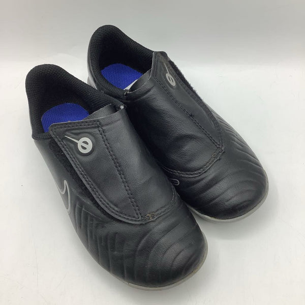 Size 11: Nike Black/Blue Velcro Soccer Cleats
