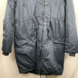 Size S: H&M Black Faux-Fur Lined Hooded Zip-Up Winter Coat