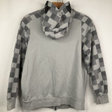 Size 8: Gray Minecraft Zip-up Hoodie