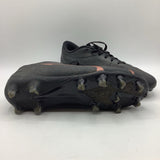 Size 4Y: Puma Black Lace-Up Outdoor Soccer Cleats