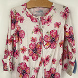 Size 9-12m: Coco Moon White/Pink Floral 1pc PJs