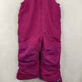 Size 2: Lands End Pink Snow Bib
