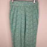 Size 10-12: Columbia Blue/White Fleece Cozy Pants
