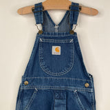 Size 3-4: Carhartt Blue Denim Overalls