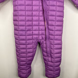 Size 24m: Snozu Purple/Pink Polyfil Fleece Lined Zip Up Bunting