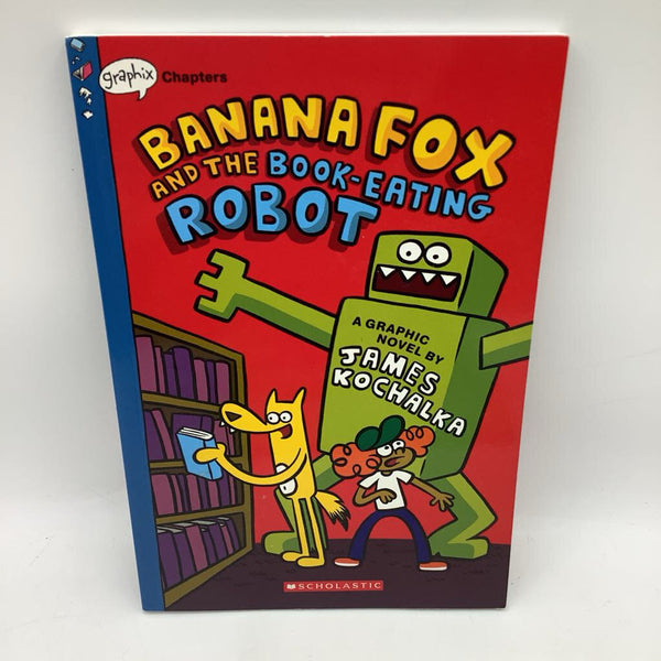 Banana Fox And The Book Eating Robot (paperback)