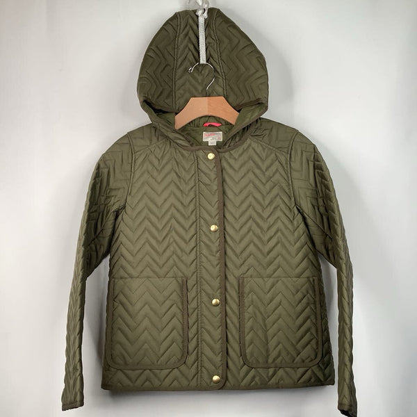 Size 12: Crew Cuts Olive Green Light Wieght Coat