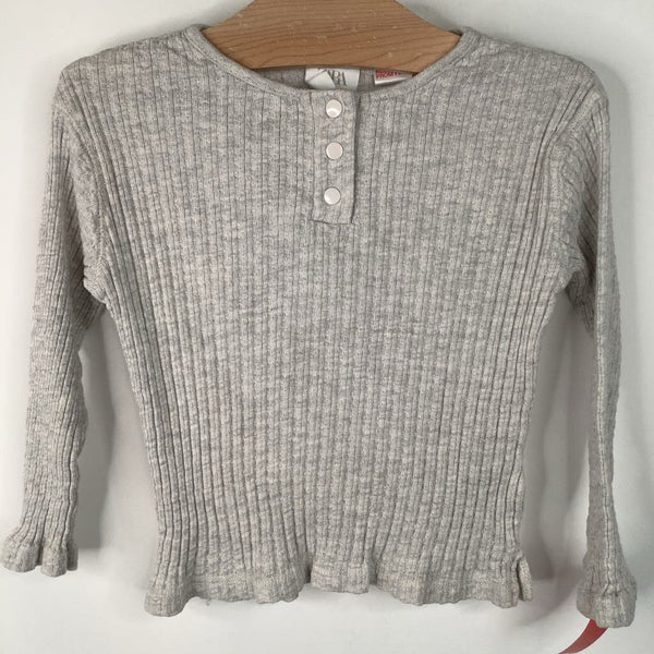 Size 2-3: Zara Creme Long Sleeve Shirt