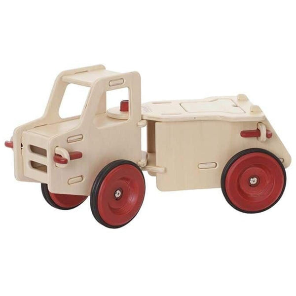 Moover Red Wooden Push Truck