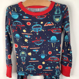 Size 6: Lands End Blue Outer Space Print 2pc PJs
