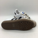 Size 9: Adidas White/Black Slip On Sneakers