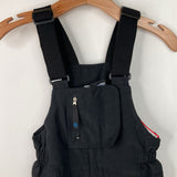 Size 7-8: Slalom Black Snow Bib