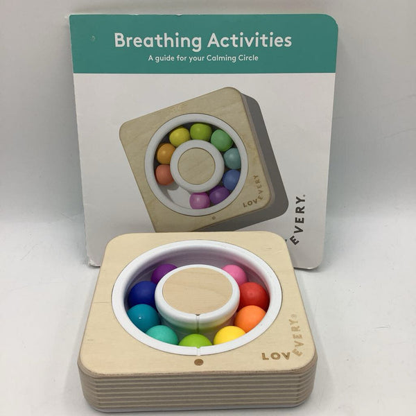 Lovevery Wooden Calming Circle & Breathing Activity Book