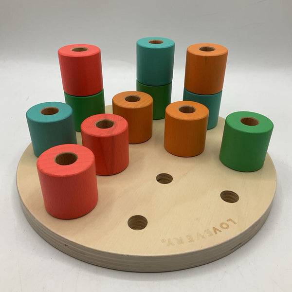 Lovevery Wooden Stacking Pegboard