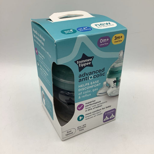 Tommee Tippee Advanced Anti-Colic 5oz Med Flow Baby Bottle NEW