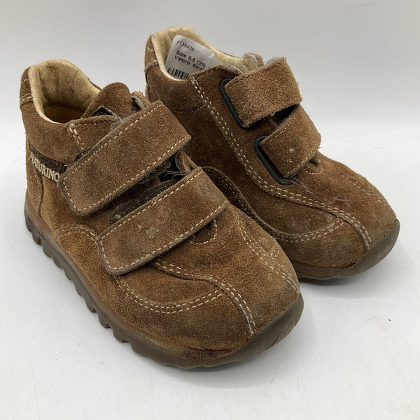 Size 5.5 (21): Naturino Brown Velcro Strap Shoes