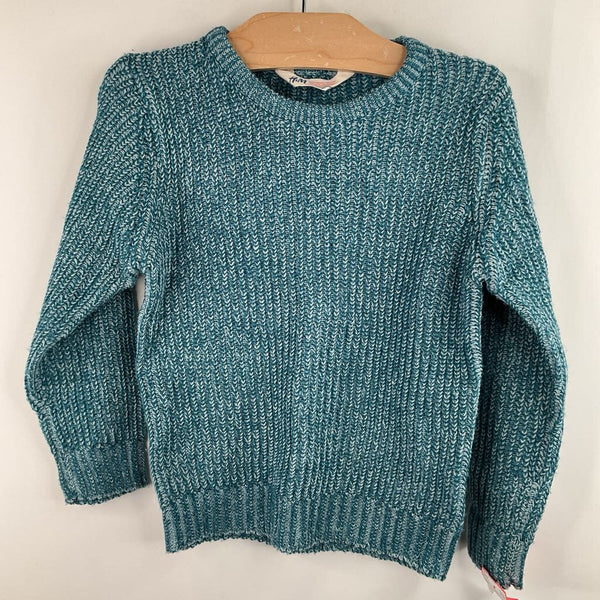 Size 2-4: H&M Blue Heathered Knitted Sweater