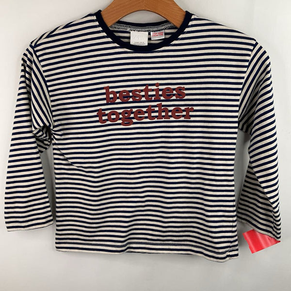 Size 8: Zara Striped Long Sleeve Shirt