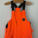 Size 4-5 The Mountainand The Wave Neon Orange Snow bib