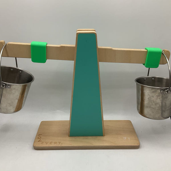 Lovevery Wooden Every Which Weight Scale & Pails