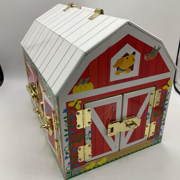 Melissa & Doug Wooden Latches Barn