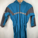 Size 8-9: Oaki Blue/Grey Zip-Up Rain Suit