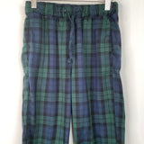 Size 8: H&M Blue/Green Plaid Pajama Pants