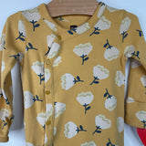Size 3-6m: Tea Yellow Floral 1pc PJs
