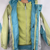 Size 10-12: REI Green/Blue Fleece Inner 3-In-1 Winter Coat