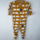 Size 3-6m (60): Hanna Andersson Yellow Sheep Print 1pc PJs
