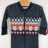 Size 3-6m (60): Hanna Andersson Grey Polka Dot 1pc PJs