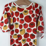 Size 3m: Winter Water Factory White Tomato Print 1pc PJs