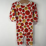 Size 3m: Winter Water Factory White Tomato Print 1pc PJs
