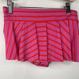 Size 12 (150): Hanna Andersson Pink/Orange Striped 2pc Swimsuit