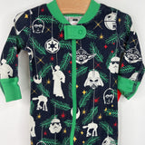 Size 3-6m (60): Hanna Andersson Blue Holiday Star Wars Print 1pc PJs