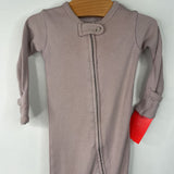 Size 6-9m: L'oved Baby Faded Pink 1pc Footy PJs